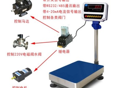 有控制阀门电子秤，带信号输出电子称图1
